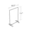 Azar Displays 8.5" x 11" Vertical/Horizontal Dual-Stand, PK10 132714 - alternate 3